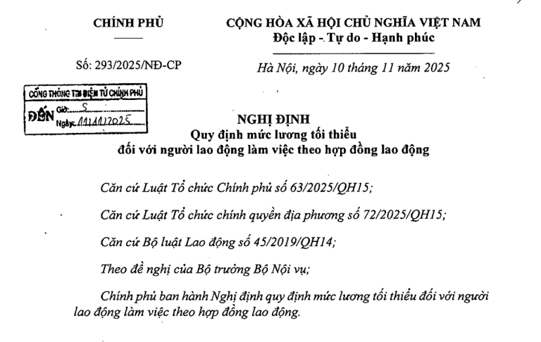 Regulatory Update: Decree No. 293/2025/NĐ-CP on Detailed Regulations for Implementing the Law on Corporate Income Tax (CIT)