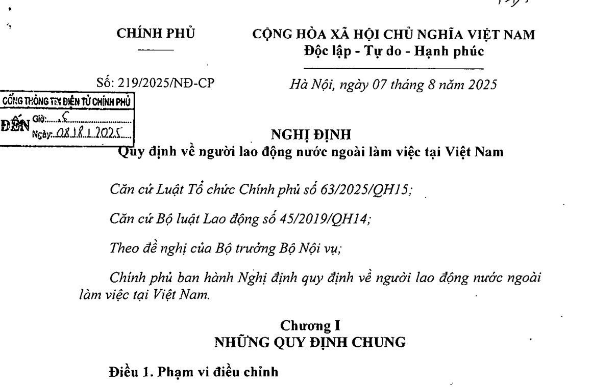 Regulatory Update: Decree No. 219/2025/NĐ-CP on Detailed Regulations for Implementing the Law on Export Tax and Import Tax